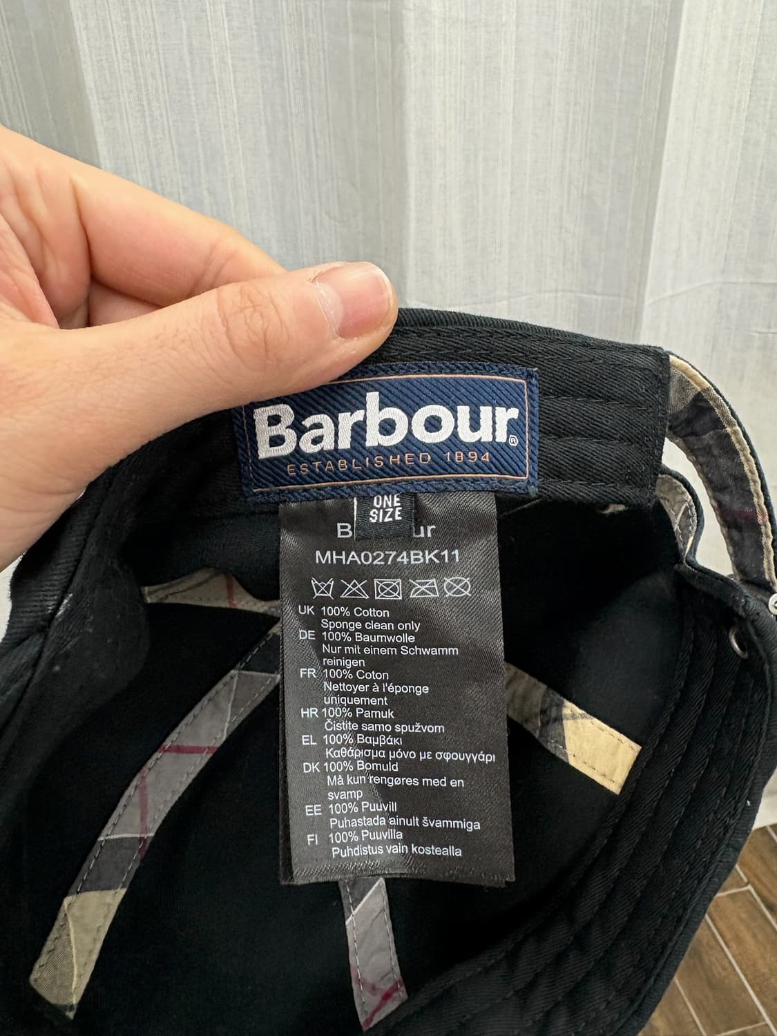 Barbour 바버 캐스케이드 볼캡 모자 Size: Free Size 상품이미지4