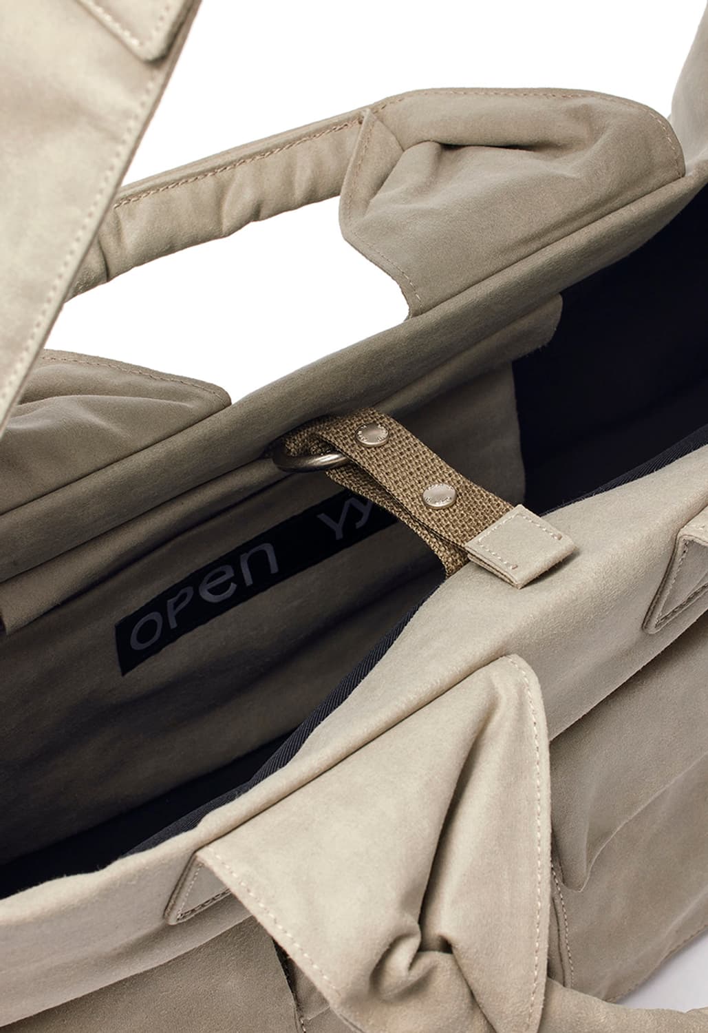 openyy 오일 스킨 벤티 토트백 샌드베이지 상품이미지3