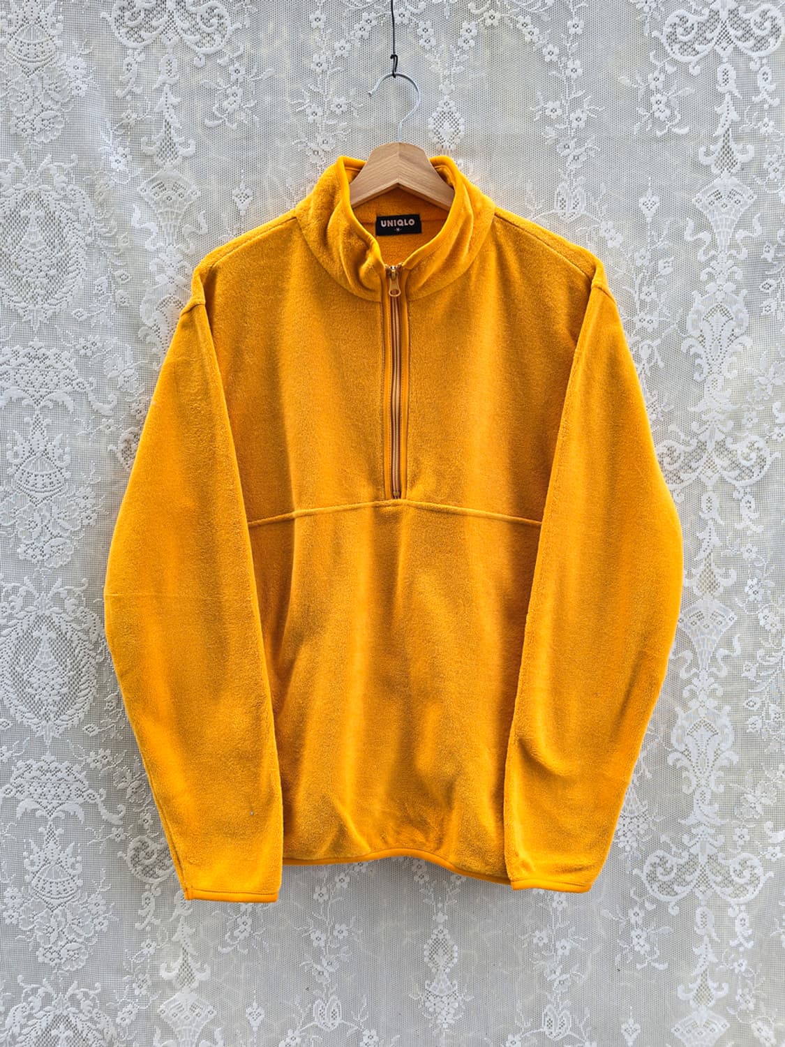 00s 올드 유니클로 반집업 플리스 상품이미지1