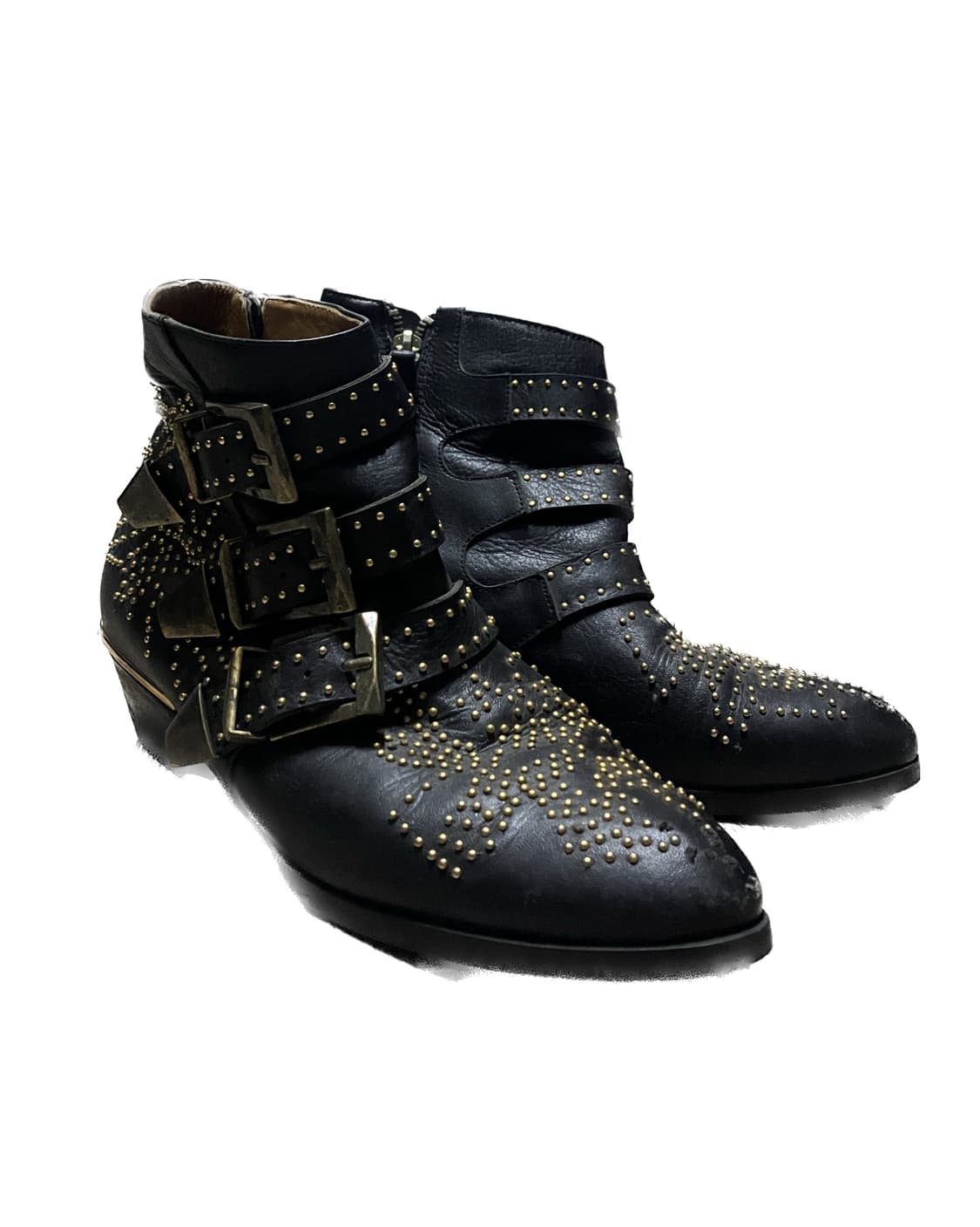 Westurn punk belt detail shoes 상품이미지4
