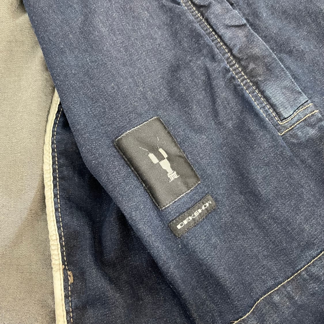 릭오웬스 다크쉐도우 허슬러 데님자켓 XL 상품이미지5