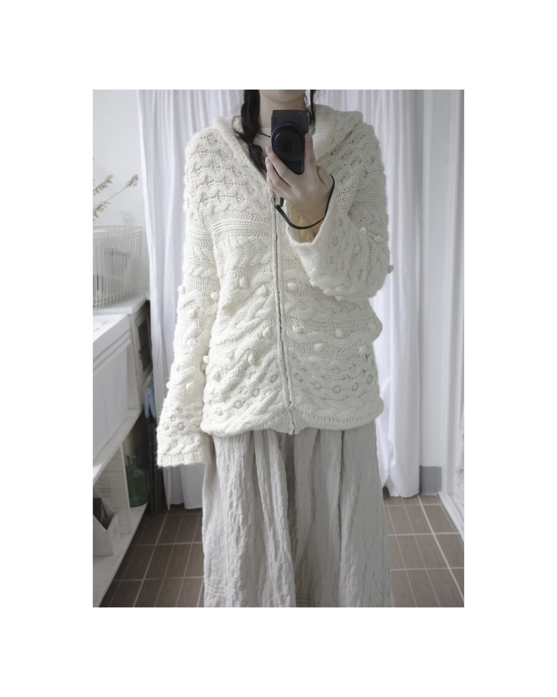 pompom knit cardigan 상품이미지5