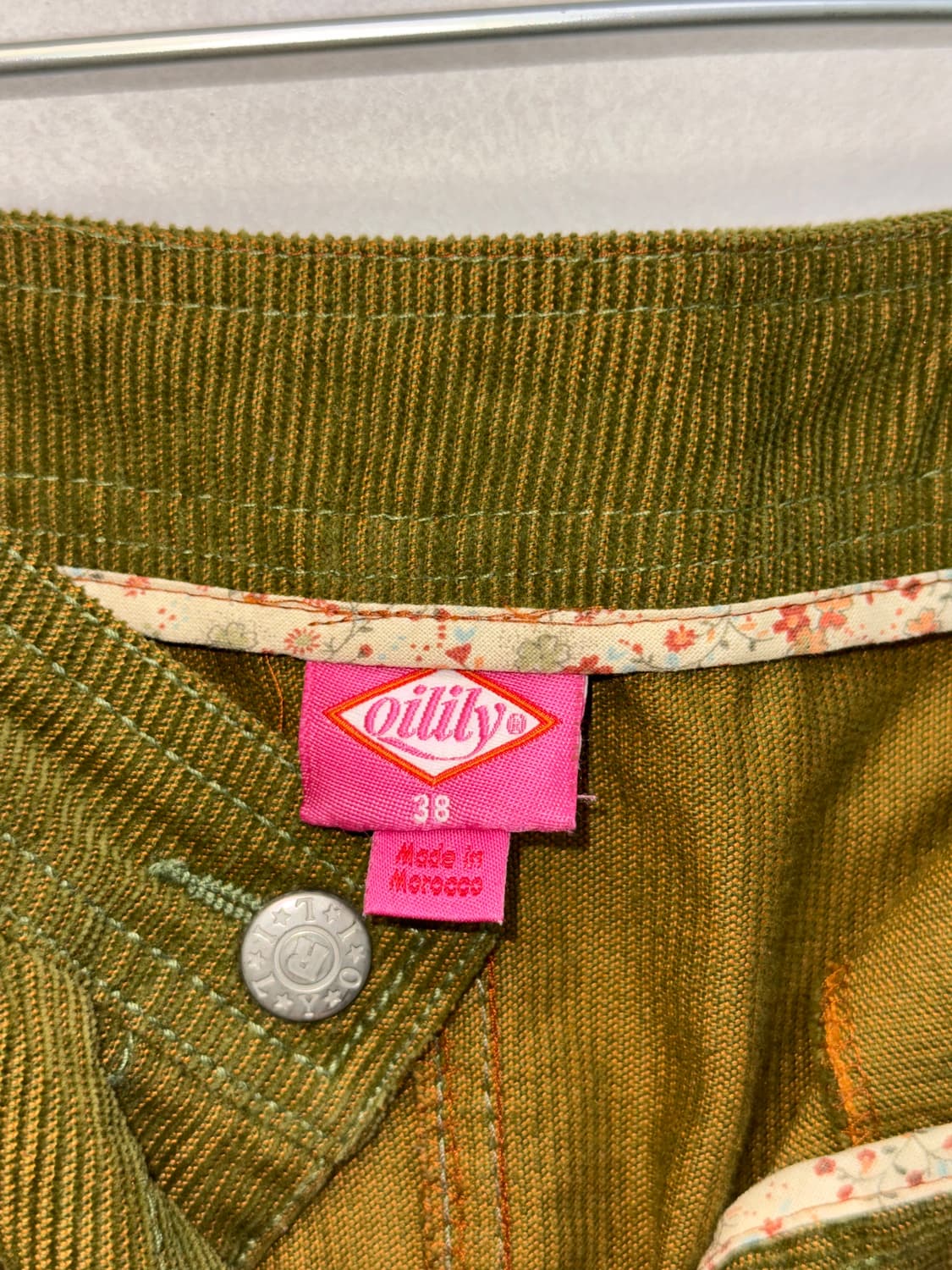 Oilily olive corduroy pocket cargo skirt 상품이미지4