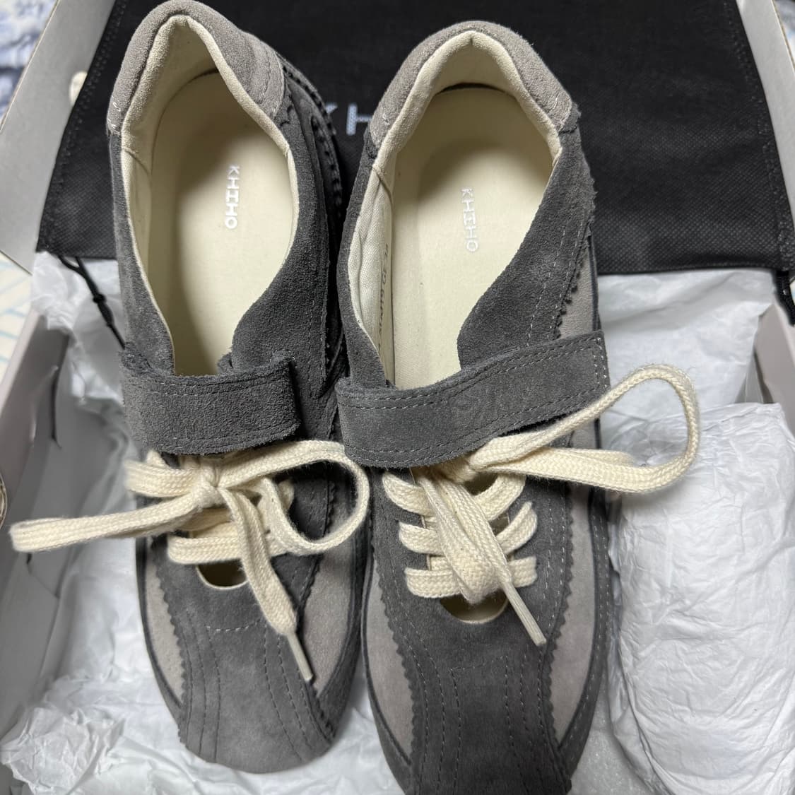 기호 khiho 핑킹 메리제인 스니커즈 그레이 250 상품이미지5