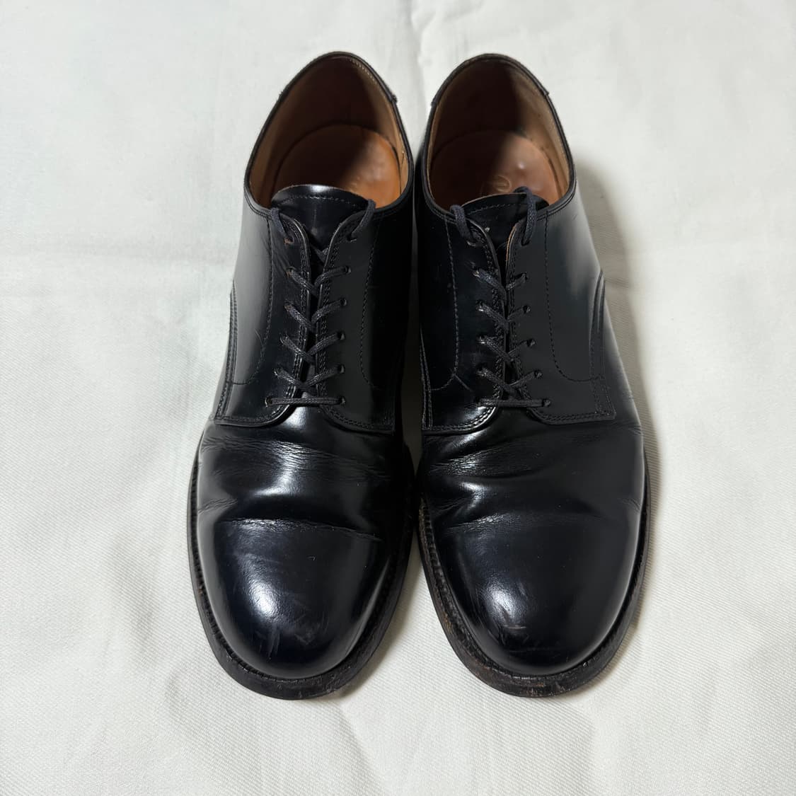 [8 1/2, 265]피그벨 블랙 미해군 서비스 슈즈 더비 상품이미지3