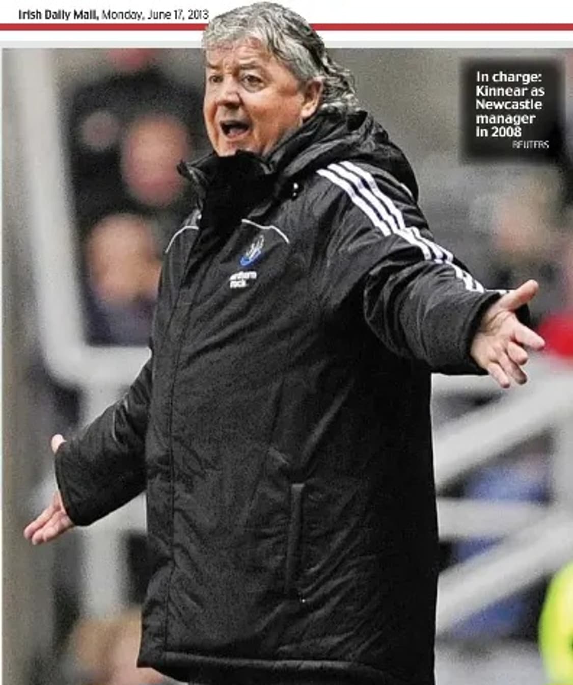 08-09 뉴캐슬 유나이티드 패딩 재킷 S 상품이미지1