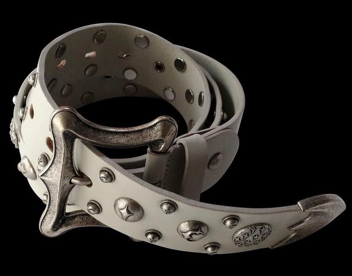 떠그클럽 드래곤 벨트 화이트 빈티지 상품이미지1