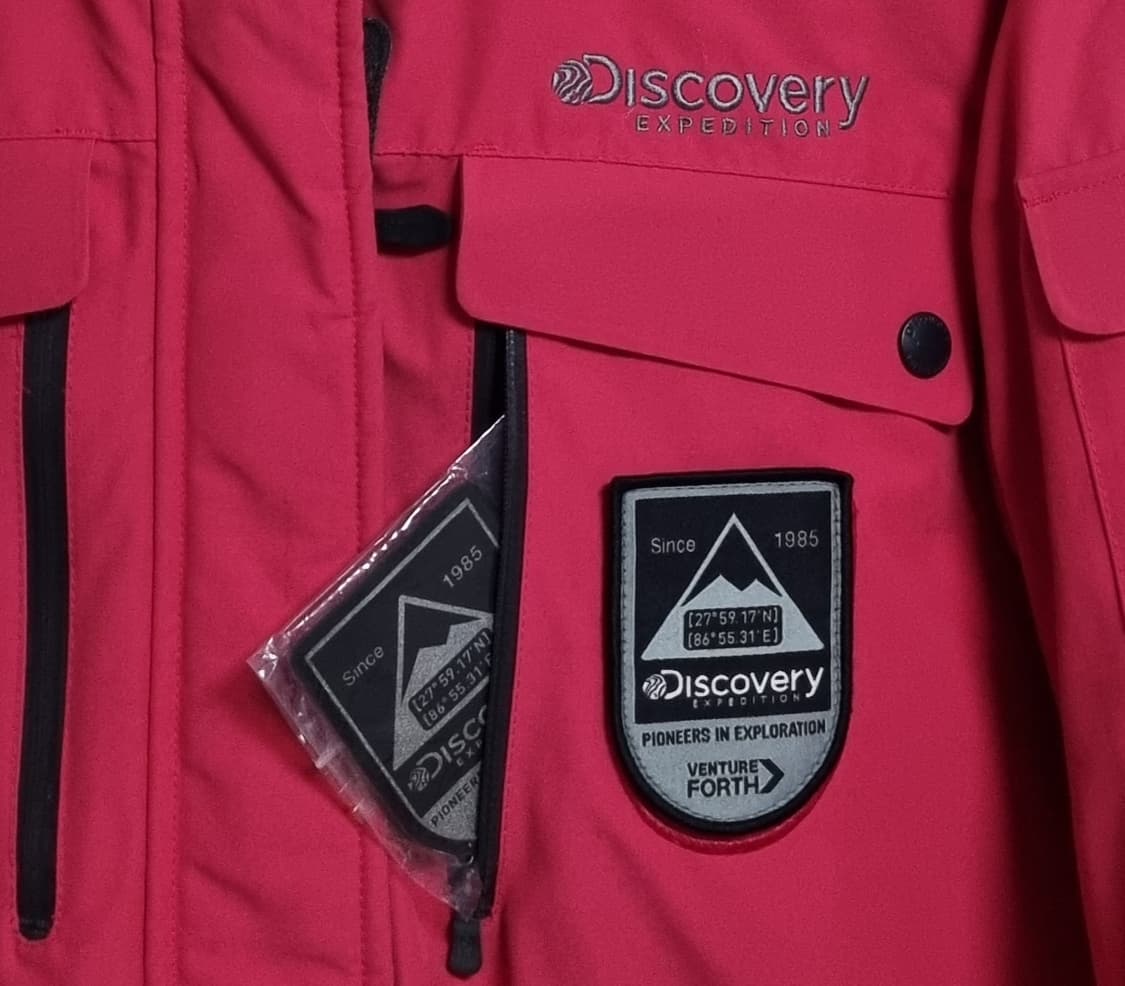 실측 M (66) 디스커버리 핑크 구스다운 패딩 상품이미지2