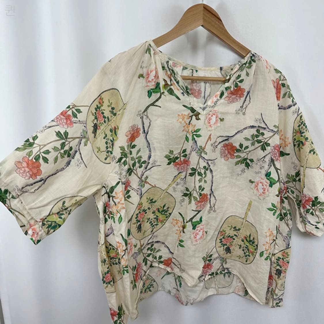 생활한복 여자 린넨100% 편한 티셔츠 FREE 상품이미지3