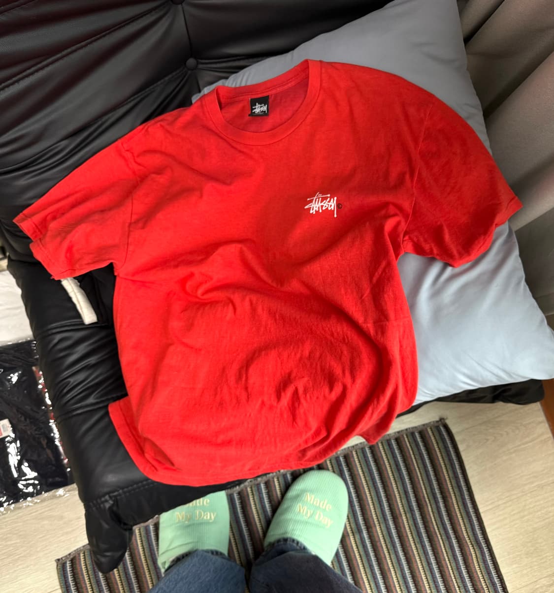 00s 올드 스투시 베이직 반팔 티셔츠 상품이미지2