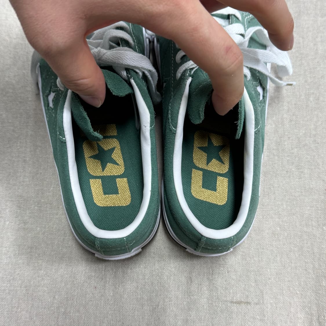 컨버스 원스타 스웨이드 그린 220 상품이미지3