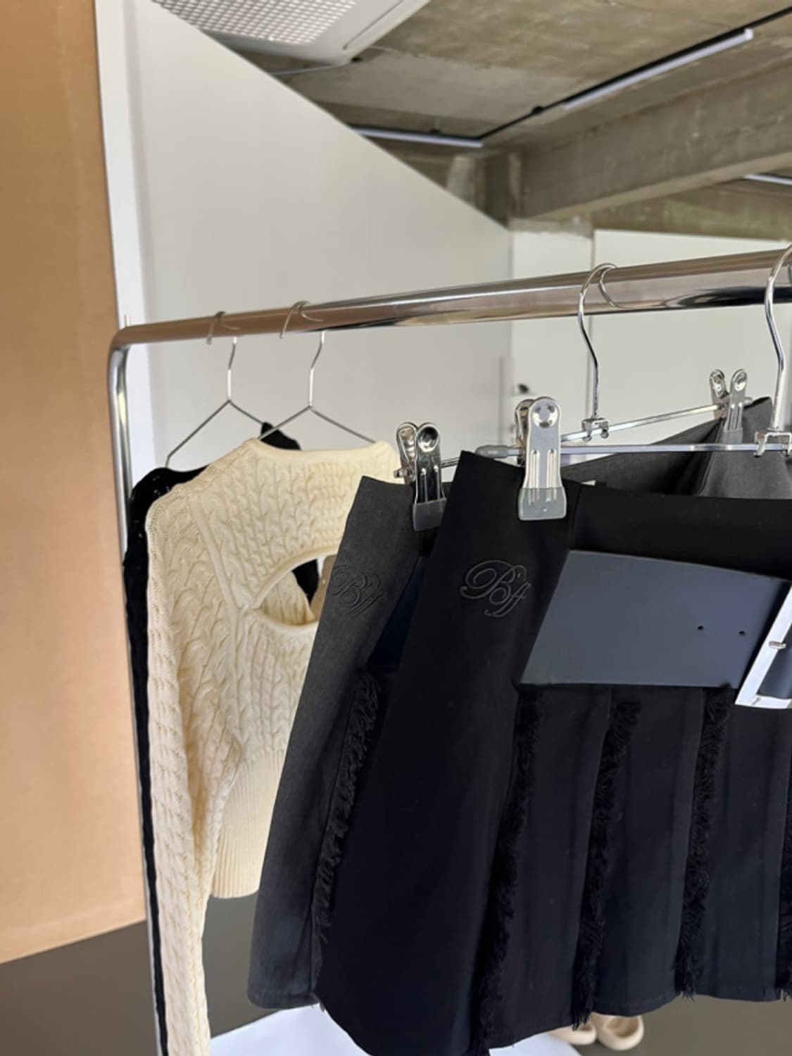 비엔프롬 SCHOOL SKIRT [GRAY] 상품이미지2