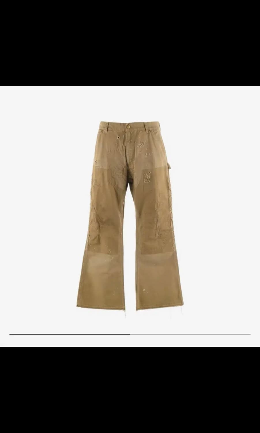 [XL] 세인트미카엘 더블니 팬츠 베이지 상품이미지1