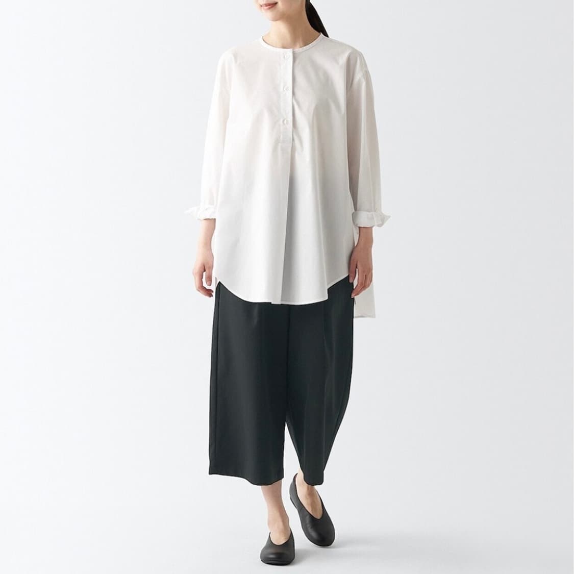 무인양품 폴리에스터 크롭팬츠 (새상품) 상품이미지5