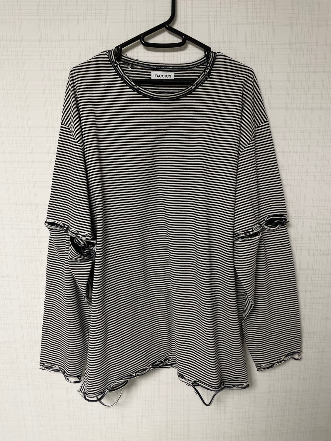 faccies 데미지 티셔츠  상품이미지1