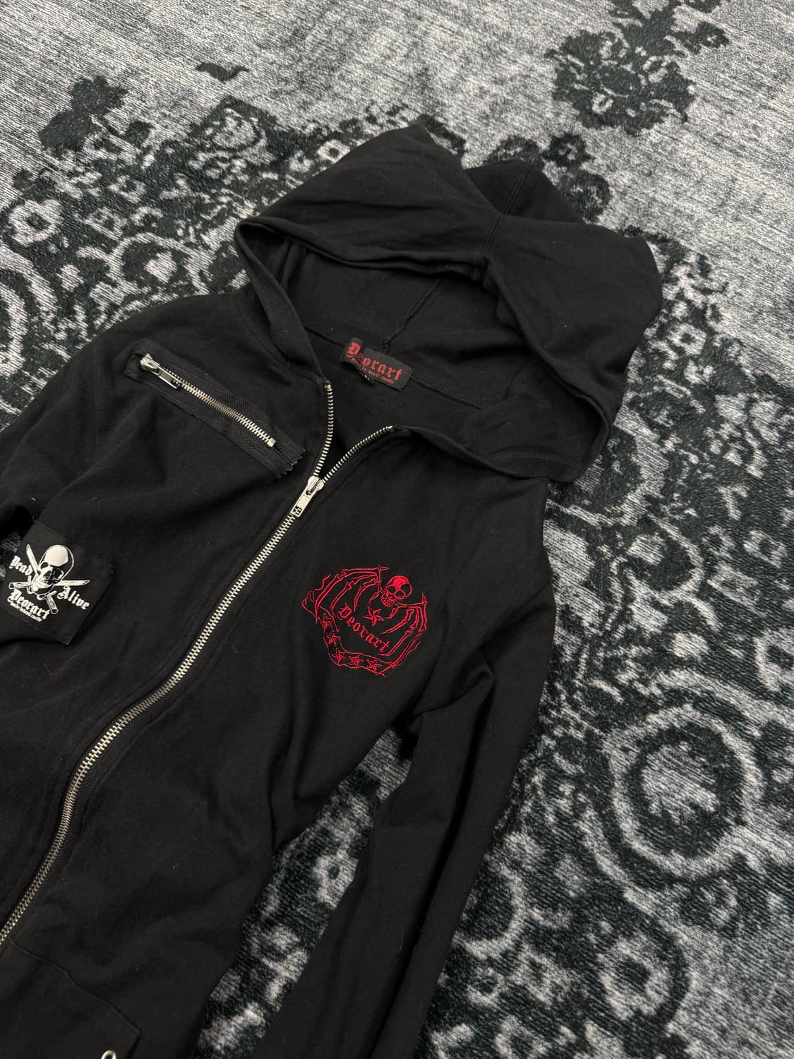 Deorart 00s cat ear punk hoodie 상품이미지3