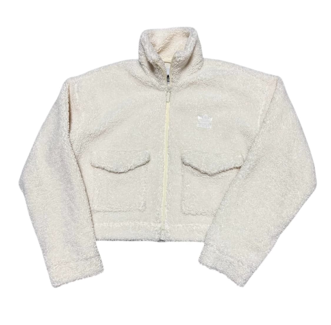 아디다스 빅로고 플리스 크롭자켓 상품이미지1