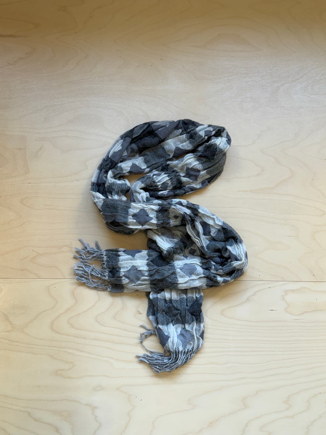 Chic Plaid Fringe Muffler 상품이미지1