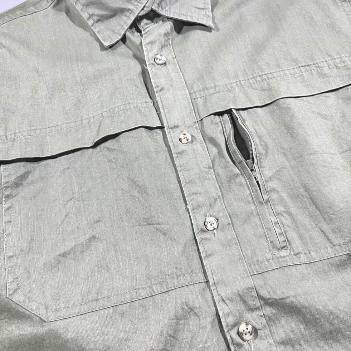 [Wrangler] 랭글러 투포켓 지퍼 디테일 셔츠 상품이미지4