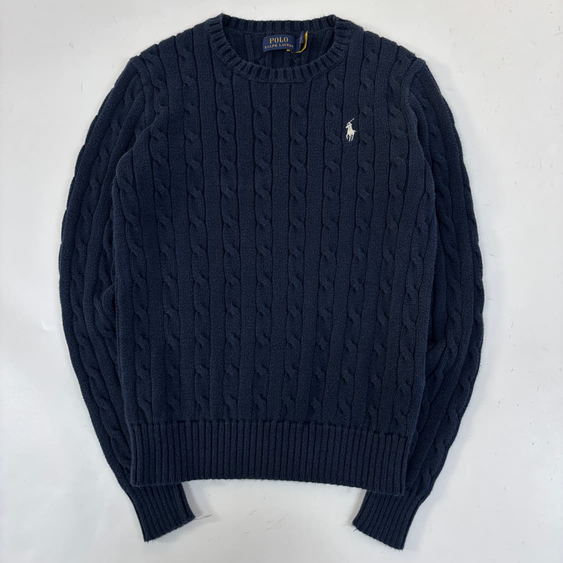 폴로 코튼 케이블 니트 상품이미지4