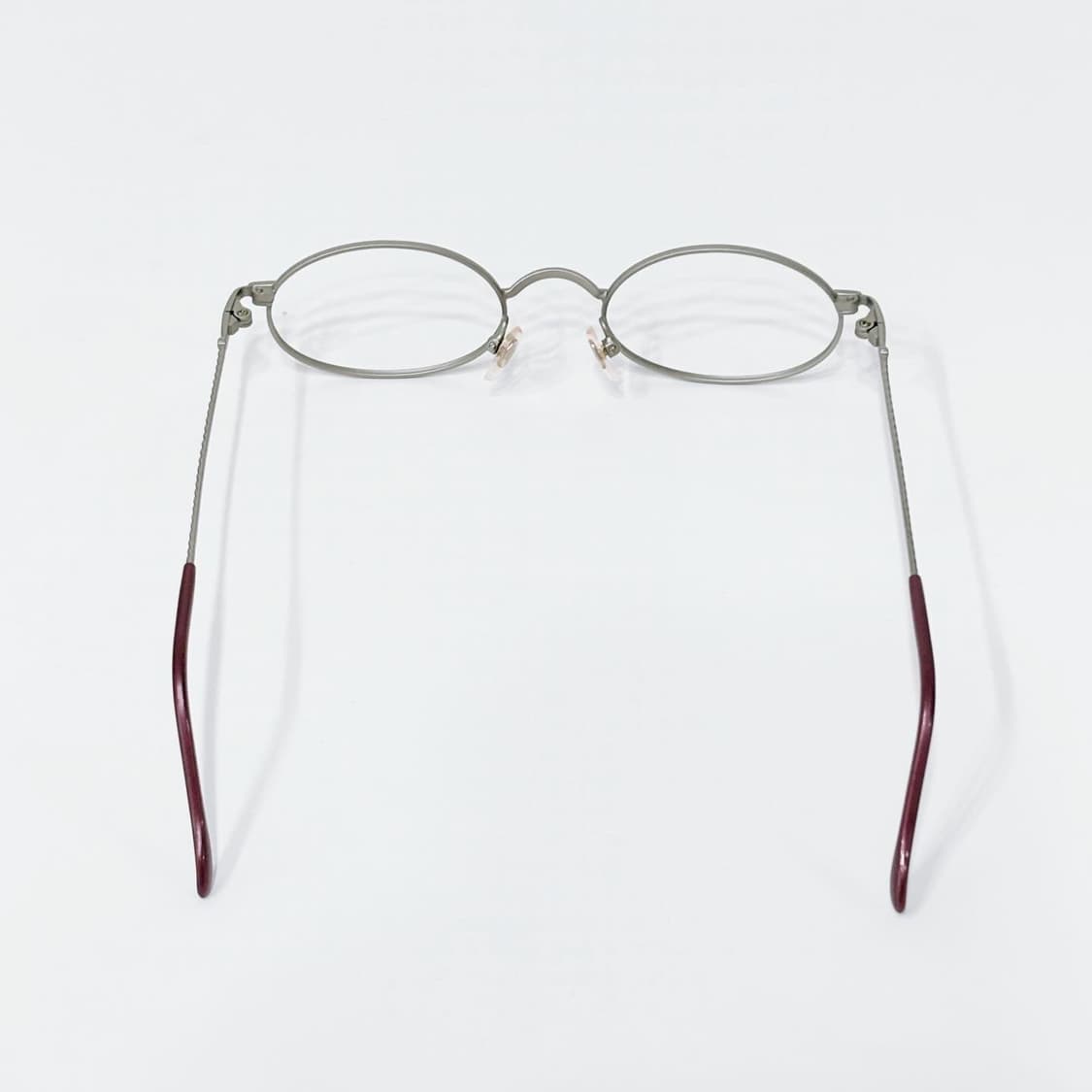 실버 로프 디테일 오벌 메탈 데드스탁 빈티지안경 상품이미지4