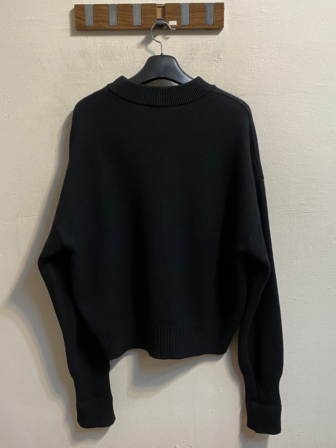 아미 하트 로고 니트 가디건 상품이미지5