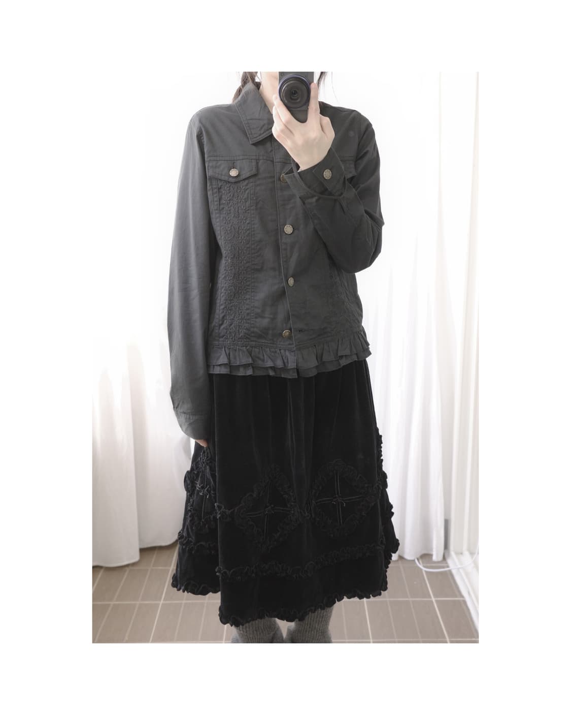 Posset pot frill jacket 상품이미지4