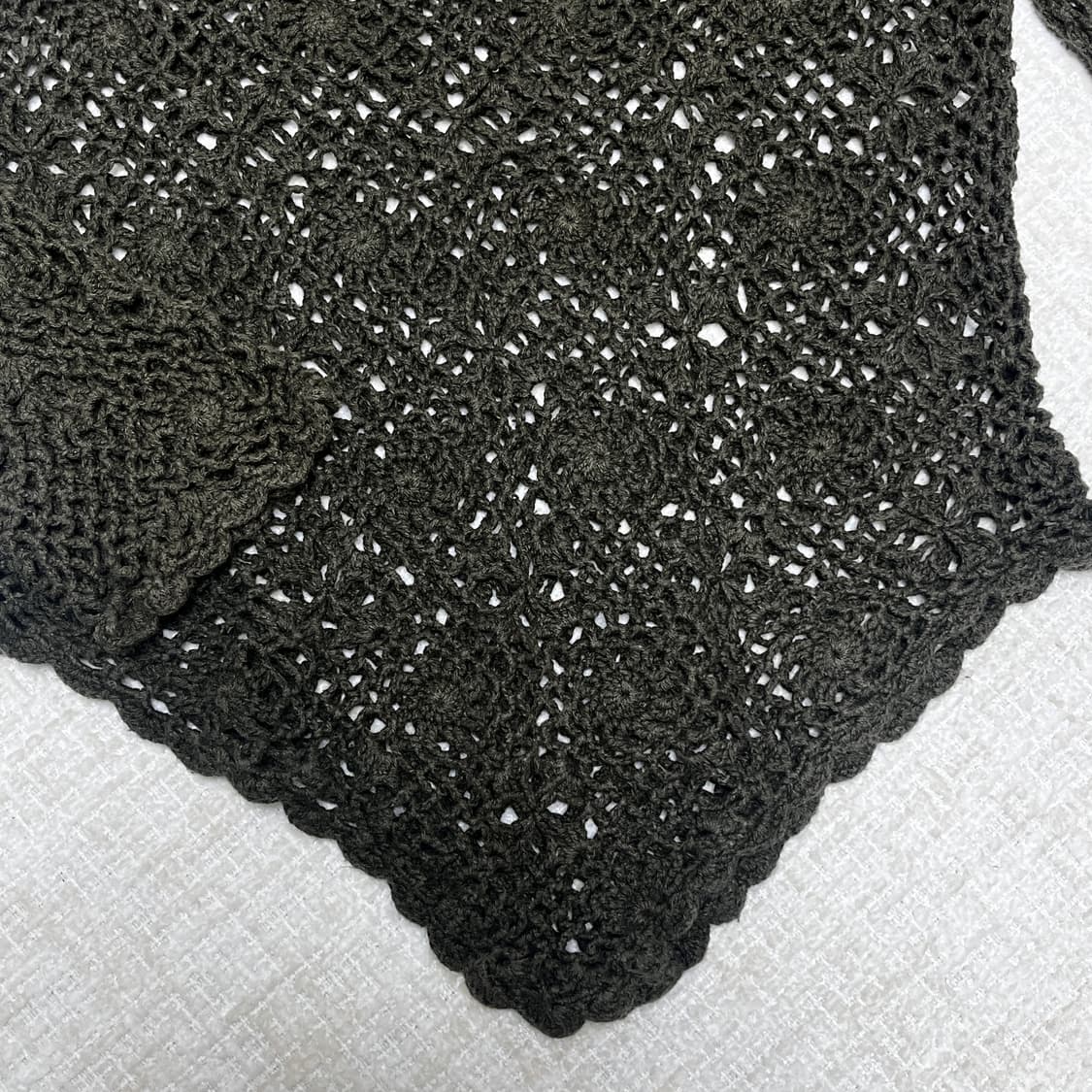 히피 빈티지 레이스 니트 탑 상품이미지4