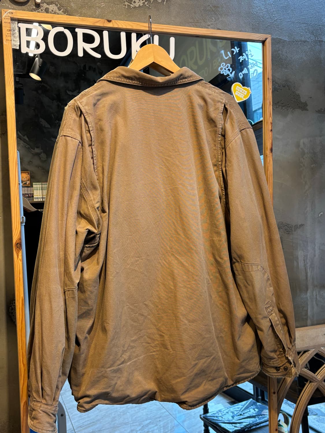 칼하트 브라운 워크웨어 셔츠 자켓 XL 상품이미지7