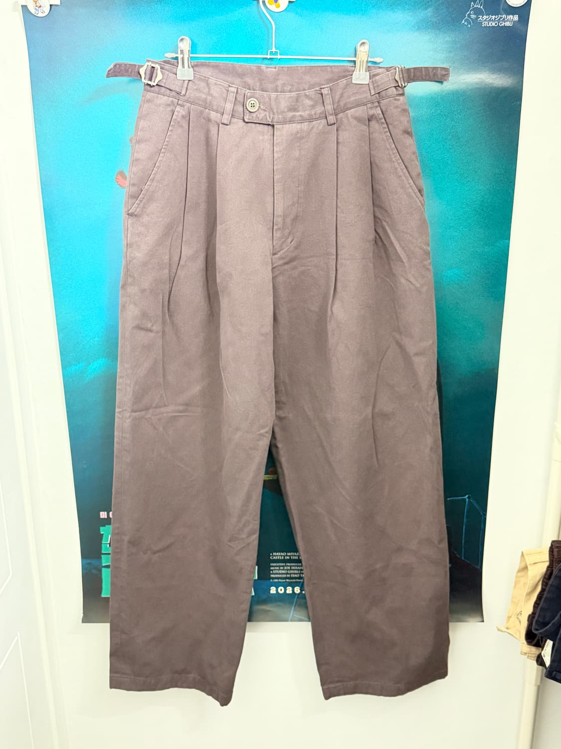 노운 / wide chino pants (purple) / 와이드 치노  상품이미지2