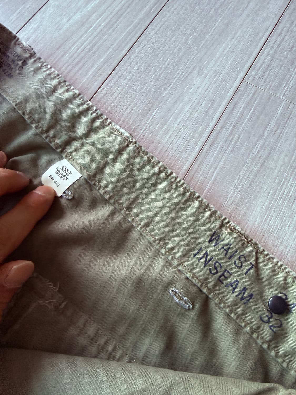 rrl 더블알엘 헤링본 퍼티그 34/32 상품이미지4