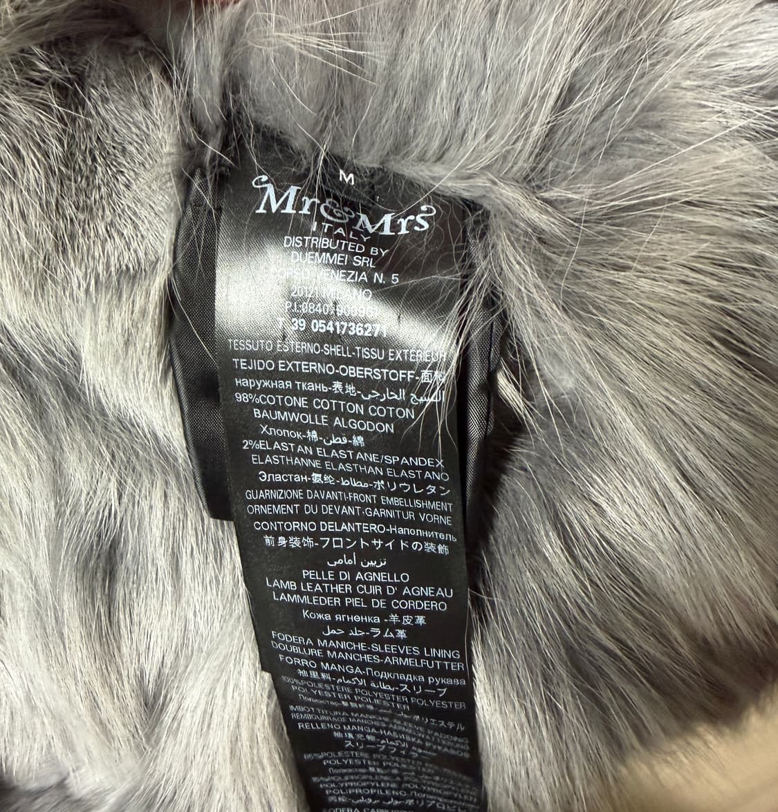 미스터앤미세스퍼 풀 폭스퍼 한정판 야상 M 상품이미지4
