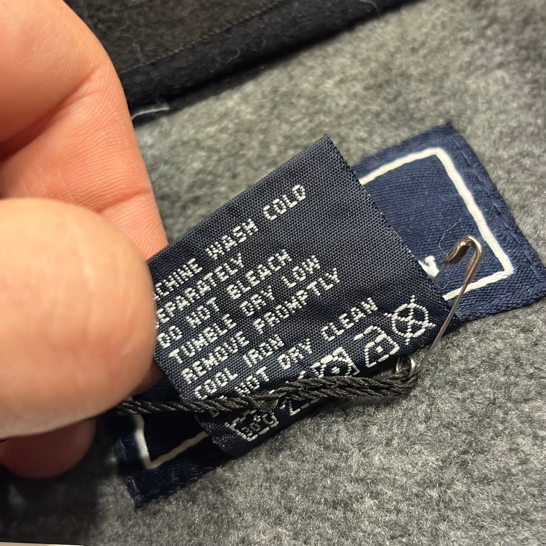 [L] 챔피온 블랙/그레이 후리스 풀집업 자켓 D82 상품이미지7