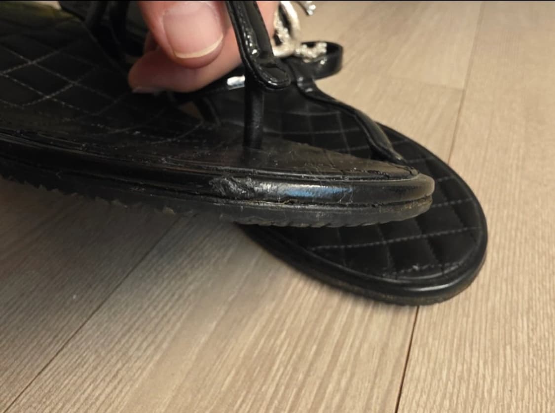 샤넬 블랙 샌들 38.5(245) 상품이미지9