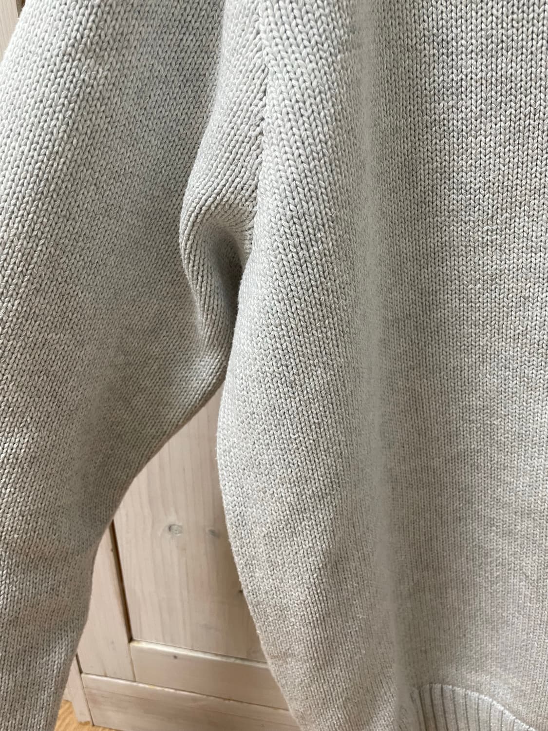 브랜디멜빌 원숄더 그레이 오버핏 스웨터 니트 상품이미지6