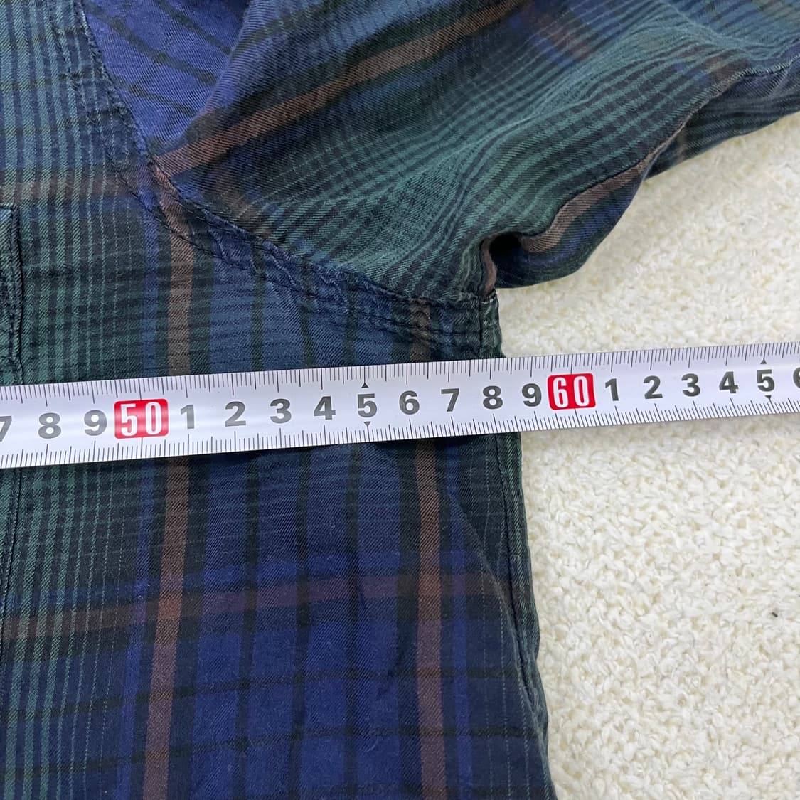 100 빈폴 여성 체크 남방 0325M 상품이미지7