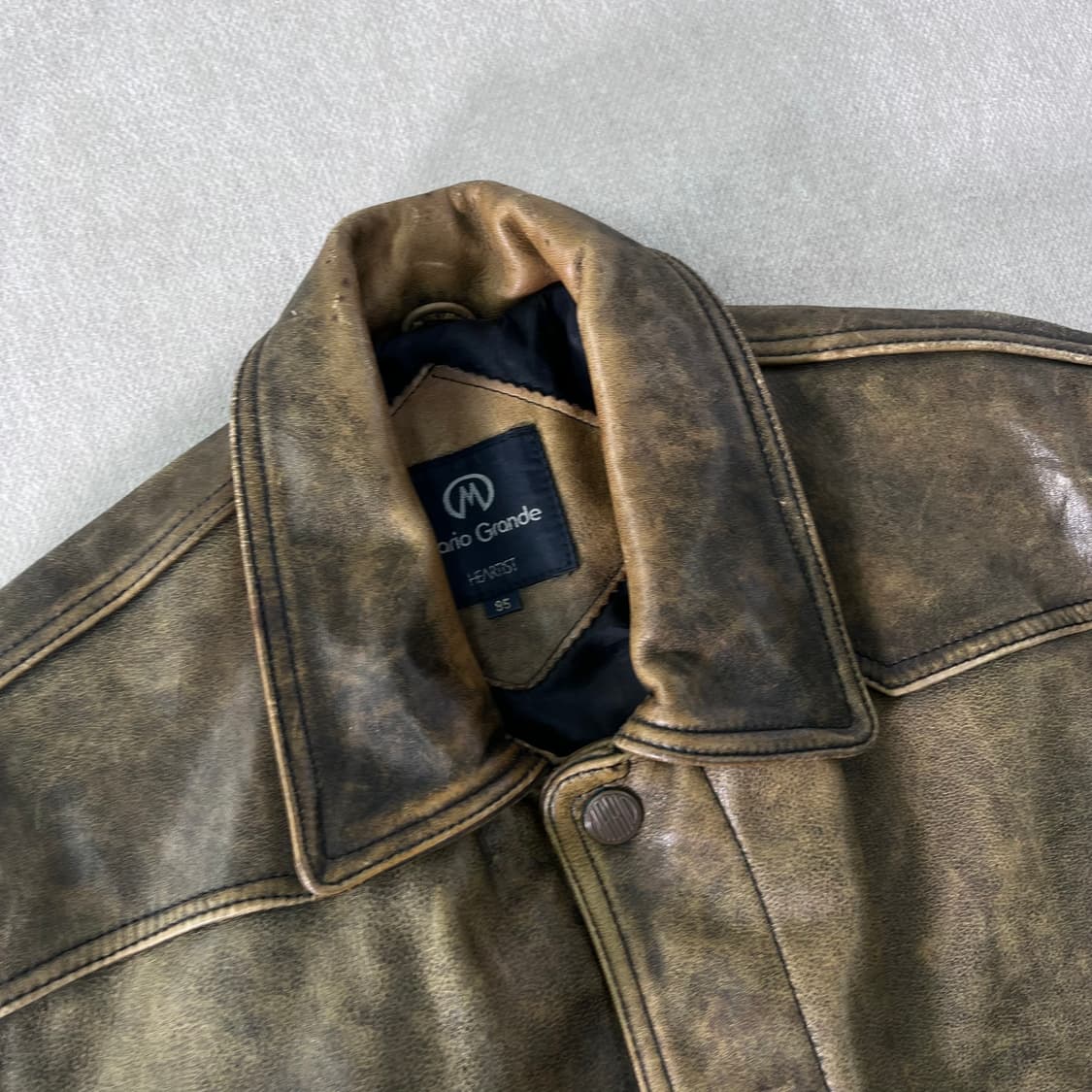 100 아메리칸 빈티지 90s 레더 자켓 상품이미지2