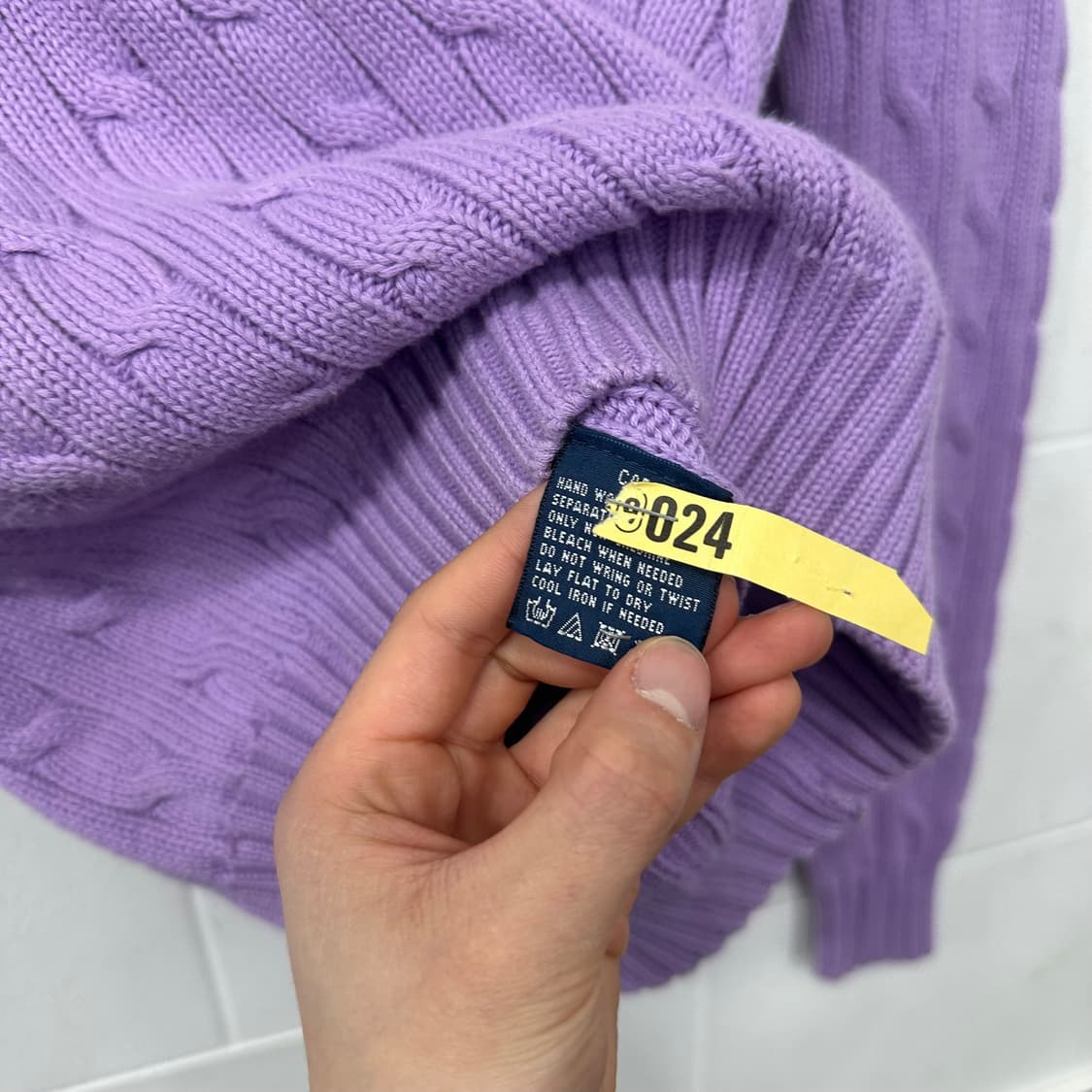 폴로 랄프로렌 꽈배기 니트 상품이미지4