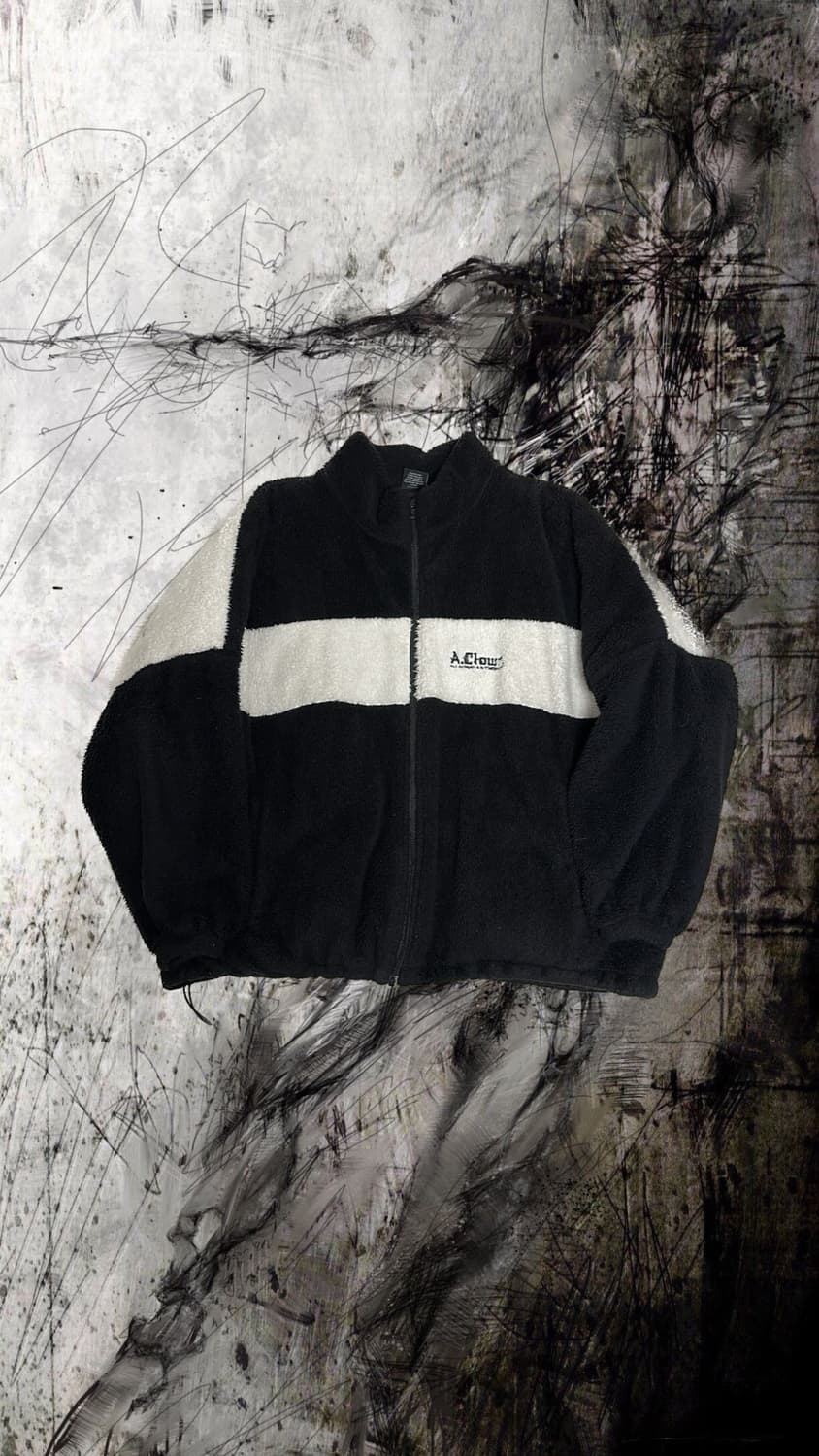 A.CLOWN 가오리핏 퍼 집업 자켓 상품이미지1