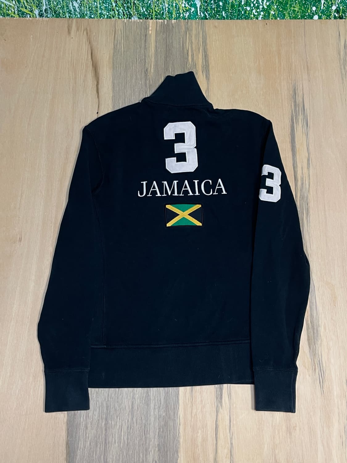 폴로 빅포니 자메이카 🇯🇲 국기 넘버링 집업 져지 트랙탑 S 상품이미지4