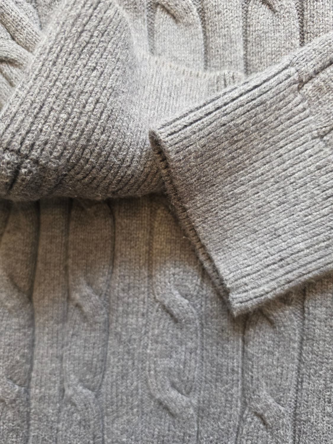 #타미힐피거 #남여공용 크루넥 케이블 니트 스웨터 - S 상품이미지4