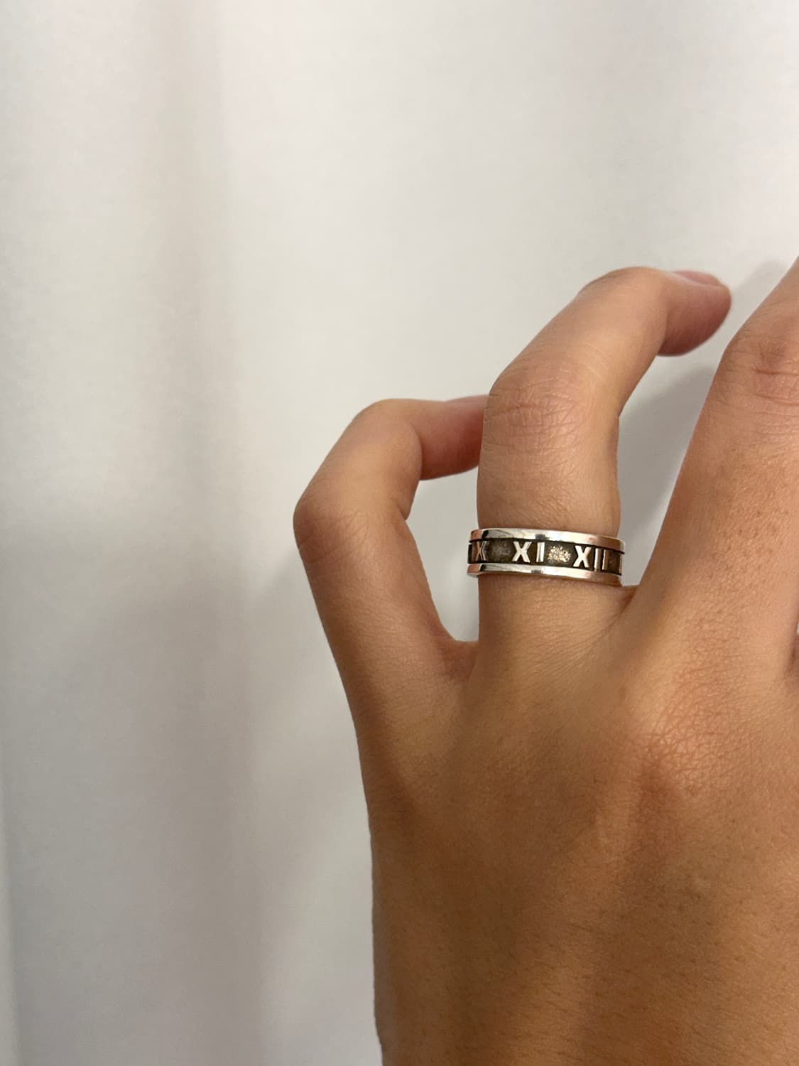 Tiffany & Co. Atlas 925Silver Ring 상품이미지5