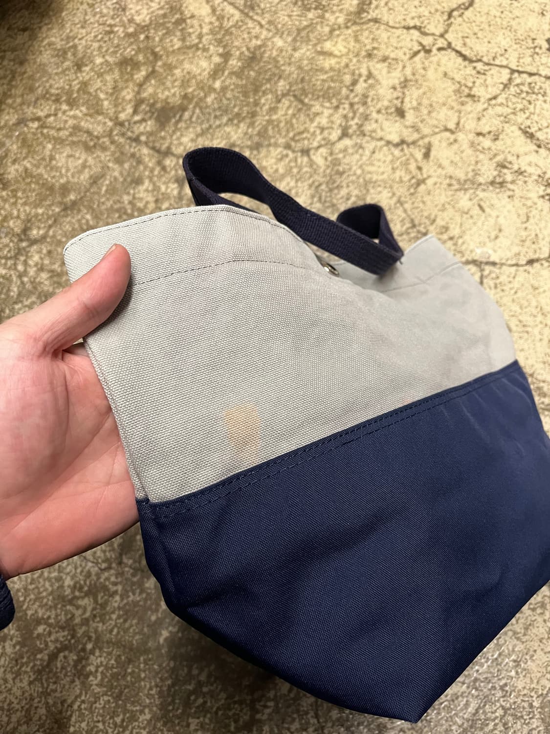 요시다 포터 캔버스 토트백 네이비/회색 상품이미지6