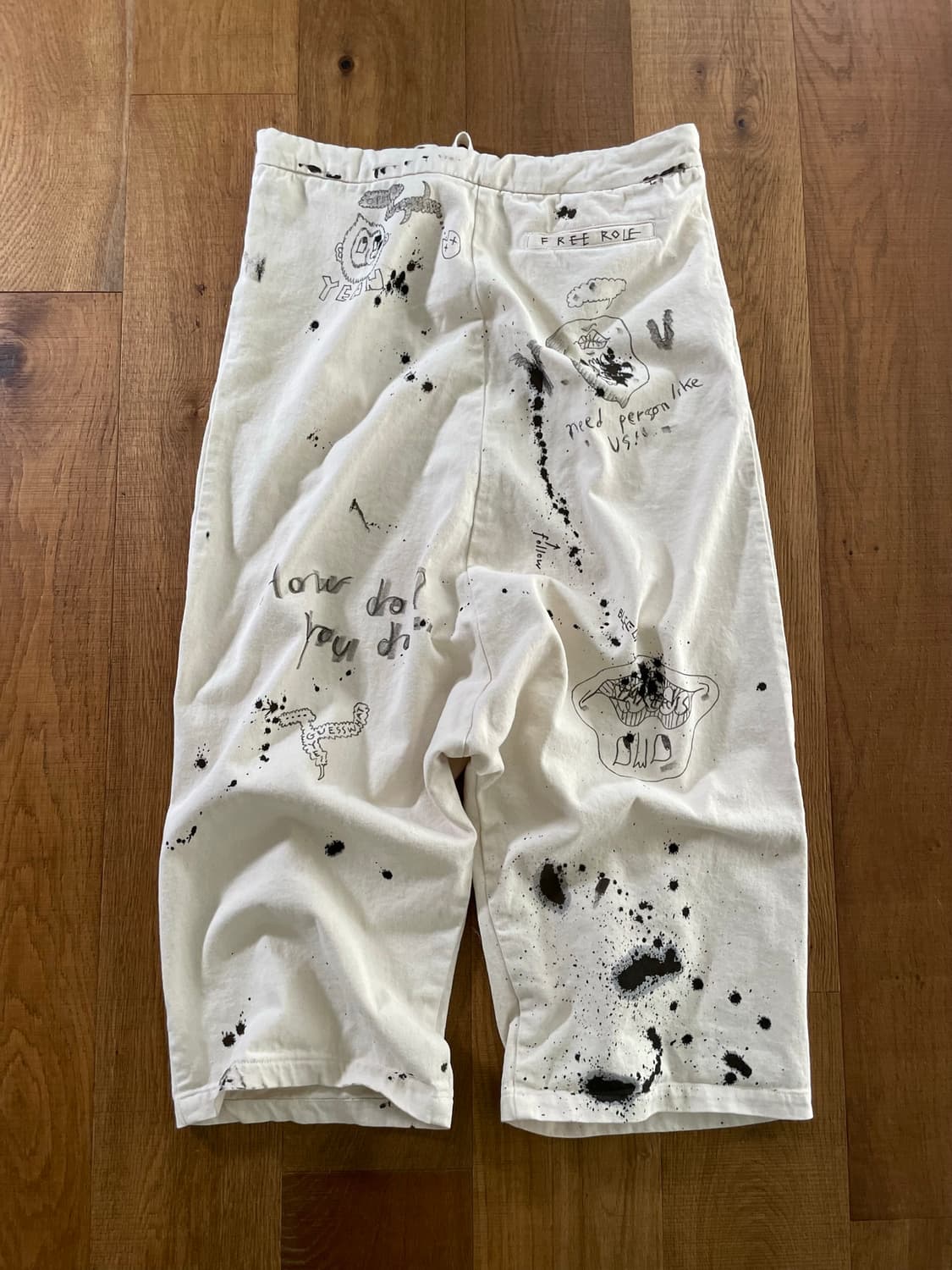 KZ ATELIER Hand Artwork Wide pants 상품이미지6