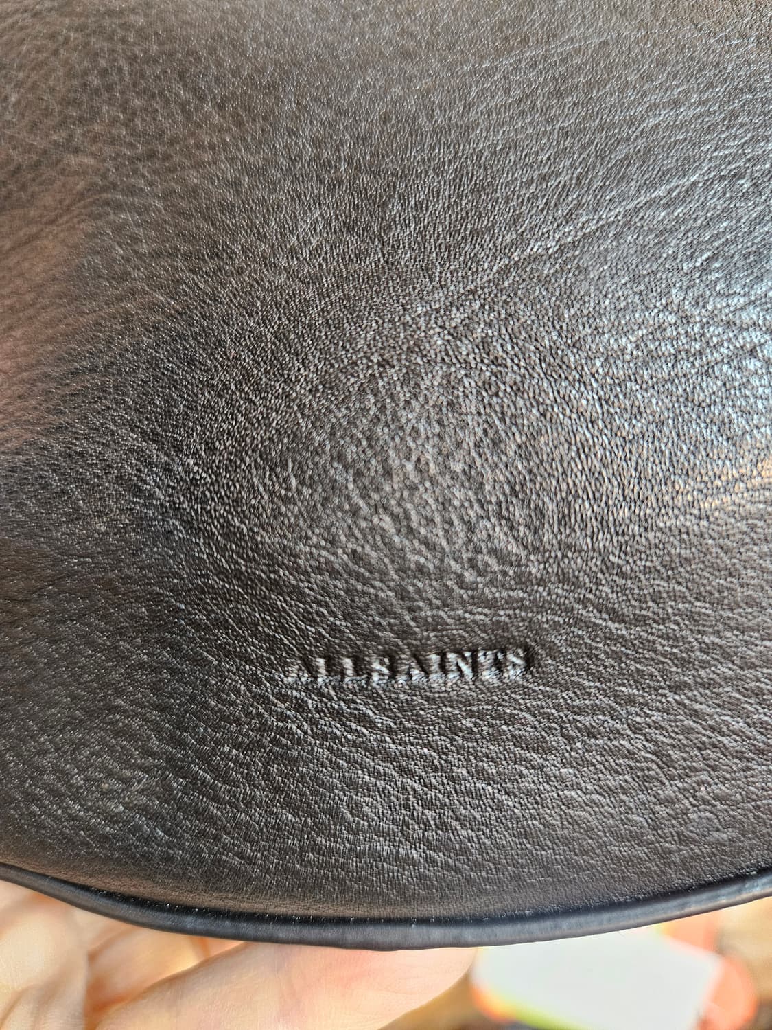 올세인츠 블랙 가죽 크로스백 상품이미지5