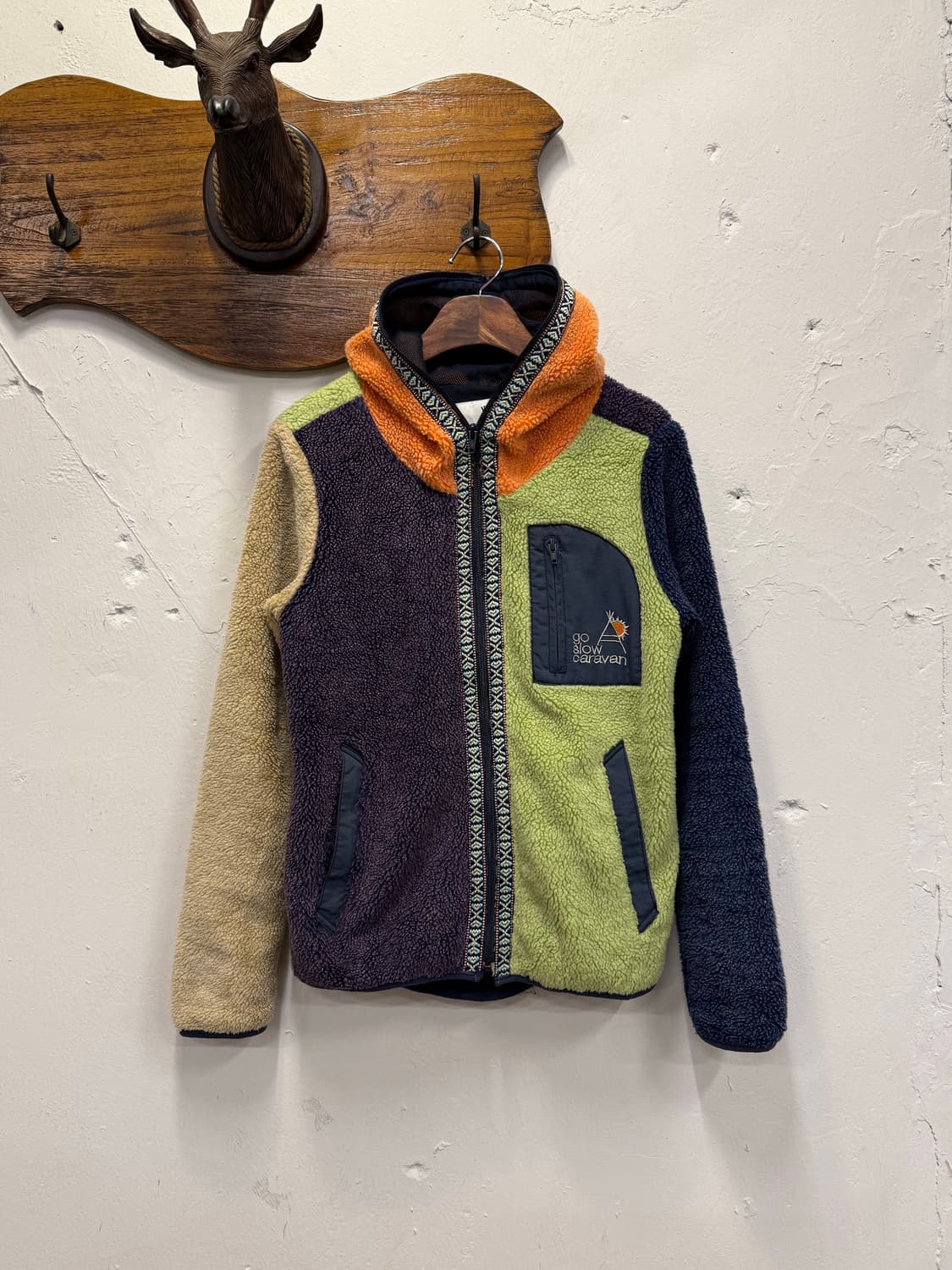 55) Go Slow Caravan Color-Block Fleece J 상품이미지2