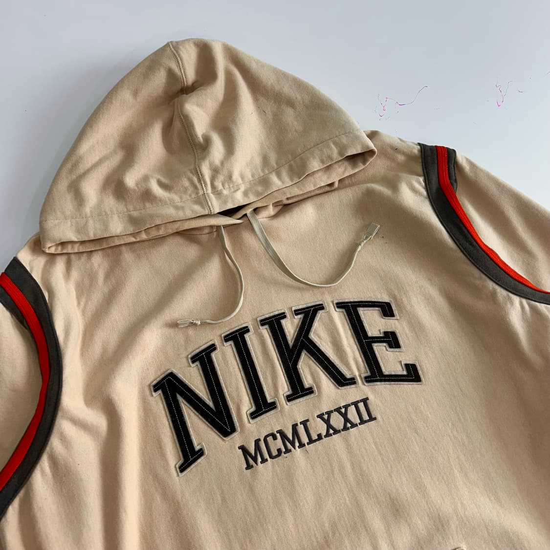 Nike 나이키 브라운로고 베이지 후드티 상품이미지4