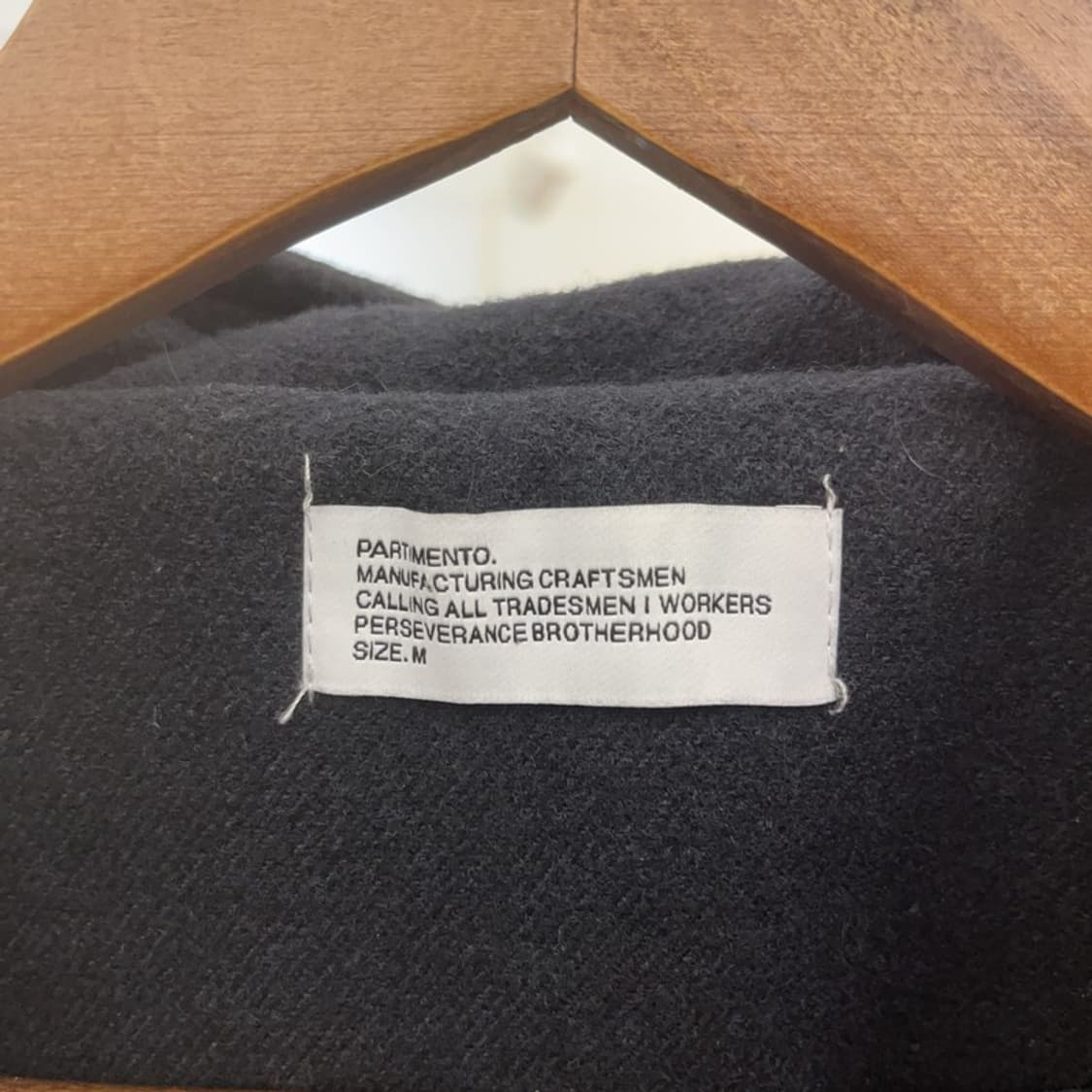 파르티멘토 캐주얼 빈티지 떡볶이 더플 코트 M C09409 상품이미지5