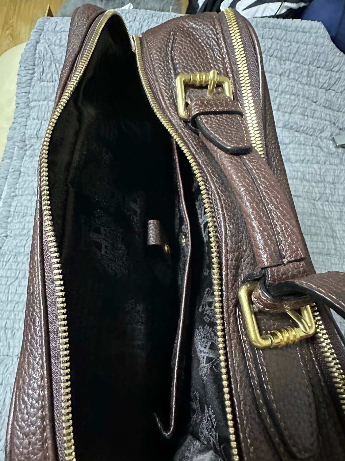 닥스 브라운 가죽 백팩 상품이미지5