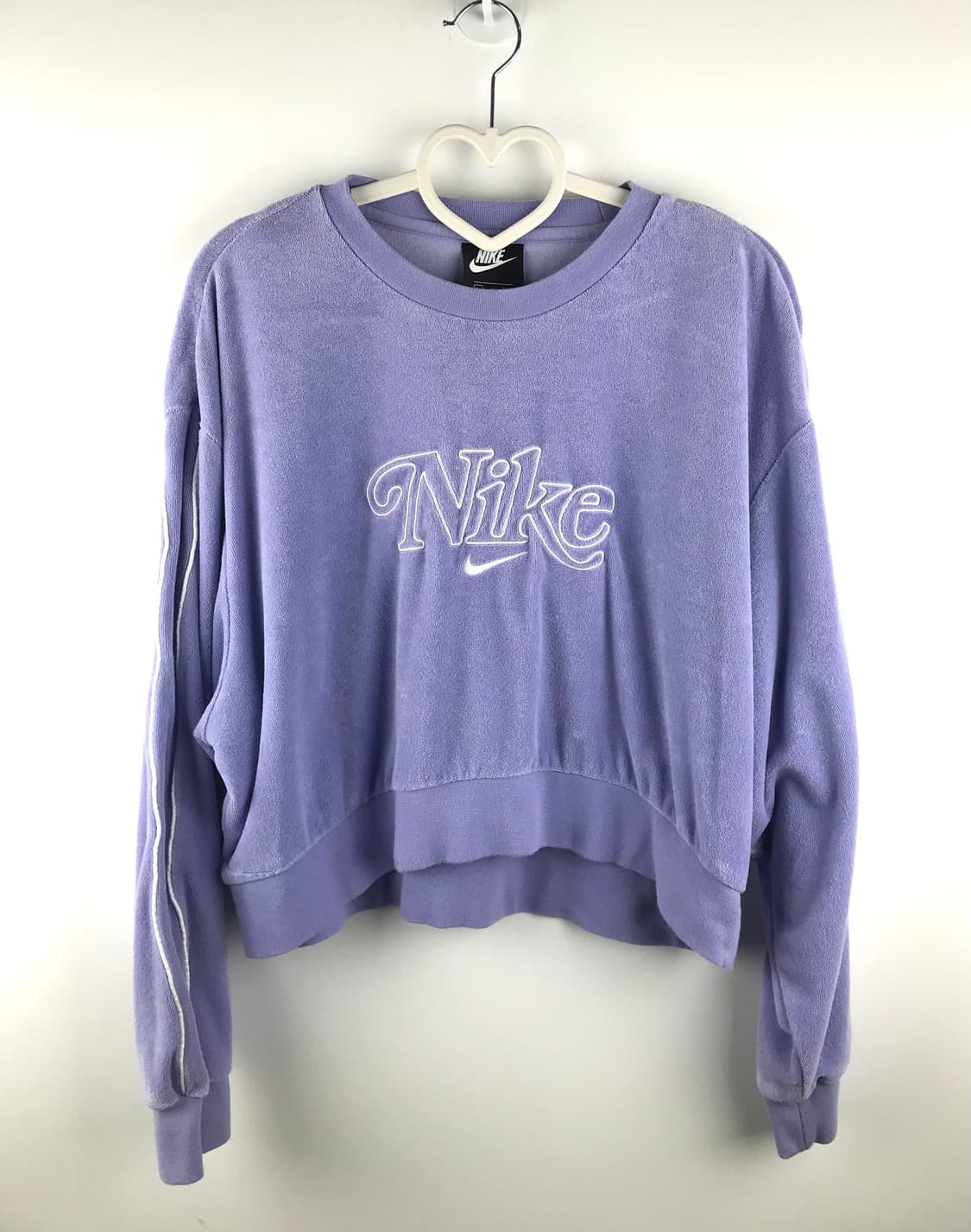 나이키 연보라 핀터깔 맨투맨 퍼플 바이올렛 크롭 y2k 갸루 올드스쿨 상품이미지1